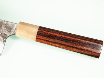 Mazaki Kurouchi Nashiji Wa-Nakiri 170mm Rosenholz/Bffelhorn