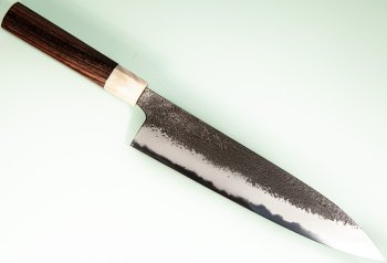 Mazaki Kurouchi Nashiji Wa-Gyuto 245mm Rosenholz/Bffelhorn