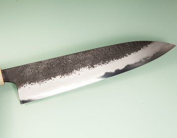 Mazaki Kurouchi Nashiji Wa-Gyuto 245mm Rosenholz/Bffelhorn