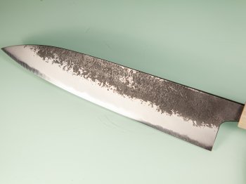 Mazaki Kurouchi Nashiji Wa-Gyuto 245mm Rosenholz/Bffelhorn