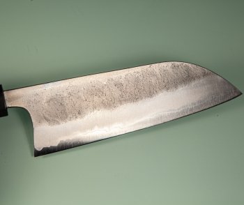 Shu Matsubara AO2 Nashiji Wa-Santoku 170mm Walnuss