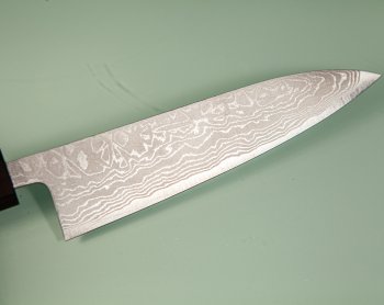 Shiro Kamo AS Damascus Wa-Petty 140mm Walnuss/Ahorn/Ebenholz