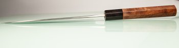 Shu Matsubara AO2 Nashiji Wa-Gyuto 180mm Walnuss