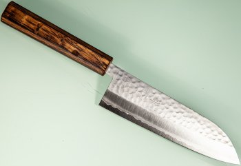 Masutani VG-1 Tsuchime Santoku 170mm burnt Oak