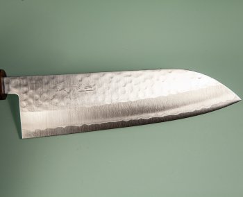 Masutani VG-1 Tsuchime Santoku 170mm burnt Oak