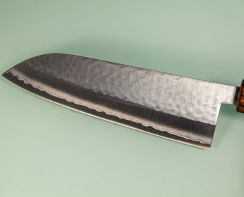 Masutani VG-1 Tsuchime Santoku 170mm burnt Oak
