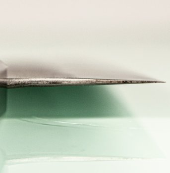 Shu Matsubara AO2 Nashiji Wa-Bunka 180mm grau stabilisiert/Bffelhorn