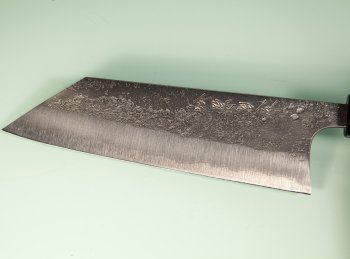 Shu Matsubara AO2 Nashiji Wa-Bunka 180mm grau stabilisiert/Bffelhorn