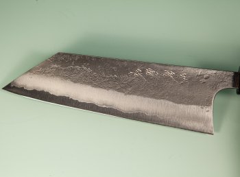 Shu Matsubara AO2 Nashiji Wa-Bunka 180mm grau stabilisiert/Bffelhorn