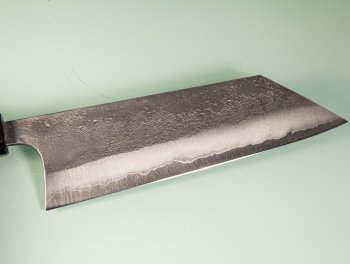 Shu Matsubara AO2 Nashiji Wa-Bunka 180mm grau stabilisiert/Bffelhorn