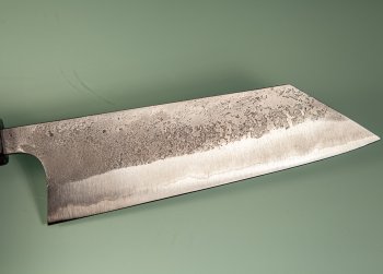 Shu Matsubara AO2 Nashiji Wa-Bunka 180mm grau stabilisiert/Bffelhorn