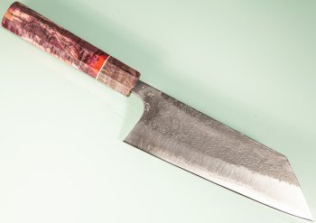 Shu Matsubara AO2 Nashiji Wa-Bunka 180mm violett stabilisiert mit Ring