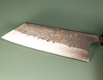 Shu Matsubara AO2 Nashiji Wa-Bunka 180mm violett stabilisiert mit Ring