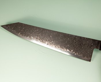 Hatsukokoro Ryuhyo KurozomeSG2 Damascus Wa-Kiritsuke 210mm