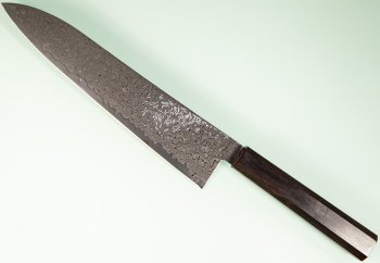 Hatsukokoro Ryuhyo KurozomeSG2 Damascus Wa-Gyuto 215mm