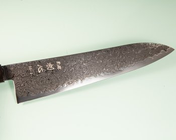Hatsukokoro Ryuhyo KurozomeSG2 Damascus Wa-Gyuto 215mm