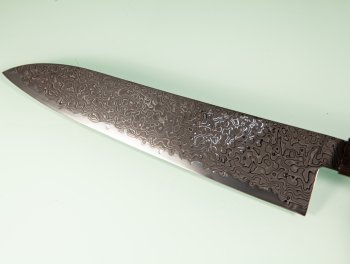 Hatsukokoro Ryuhyo KurozomeSG2 Damascus Wa-Gyuto 215mm