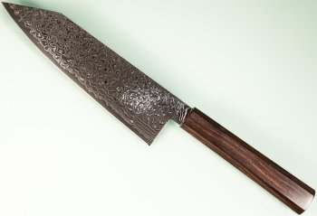 Hatsukokoro Ryuhyo KurozomeSG2 Damascus Wa-Bunka 175mm