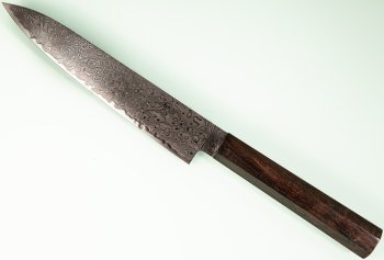 Hatsukokoro Ryuhyo KurozomeSG2 Damascus Wa-Petty 155mm