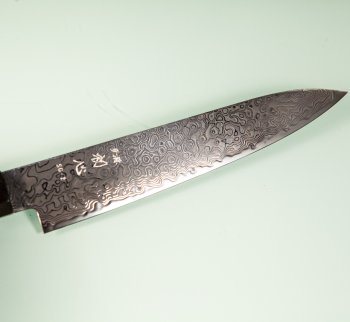 Hatsukokoro Ryuhyo KurozomeSG2 Damascus Wa-Petty 155mm