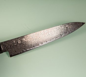 Hatsukokoro Ryuhyo KurozomeSG2 Damascus Wa-Petty 155mm