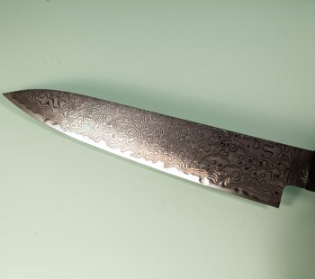 Hatsukokoro Ryuhyo KurozomeSG2 Damascus Wa-Petty 155mm