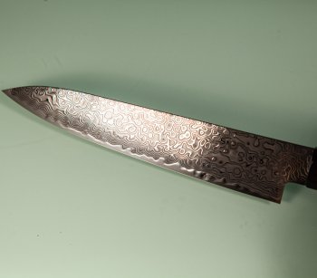 Hatsukokoro Ryuhyo KurozomeSG2 Damascus Wa-Petty 155mm