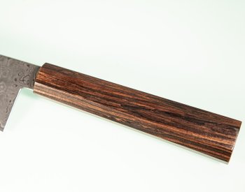 Hatsukokoro Ryuhyo KurozomeSG2 Damascus Wa-Kiritsuke 240mm