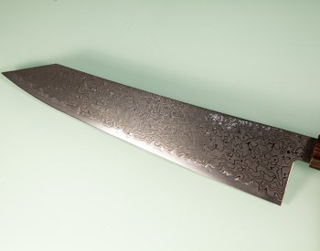 Hatsukokoro Ryuhyo KurozomeSG2 Damascus Wa-Kiritsuke 240mm