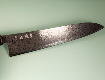 Hatsukokoro Ryuhyo KurozomeSG2 Damascus Wa-Gyuto 240mm