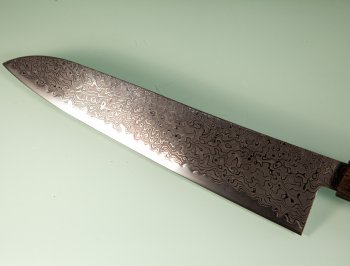 Hatsukokoro Ryuhyo KurozomeSG2 Damascus Wa-Gyuto 240mm