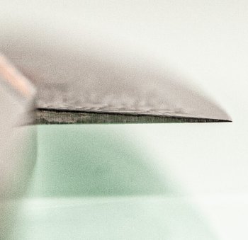 Tanaka Shigeki R2 Damascus Wa-Petty 150mm Ebony