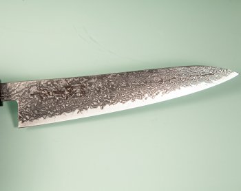 Tanaka Shigeki R2 Damascus Wa-Petty 150mm Ebony