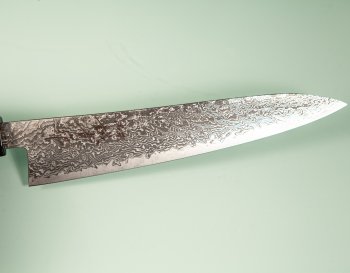 Tanaka Shigeki R2 Damascus Wa-Petty 150mm Ebony
