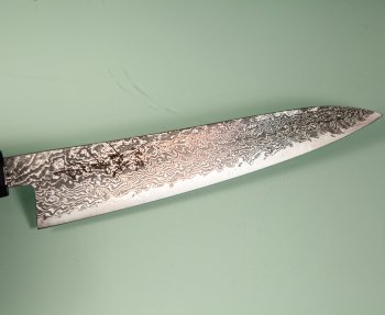 Tanaka Shigeki R2 Damascus Wa-Petty 150mm Ebony