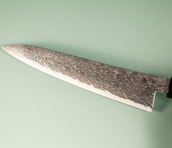 Tanaka Shigeki R2 Damascus Wa-Petty 150mm Ebony