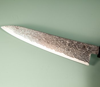 Tanaka Shigeki R2 Damascus Wa-Petty 150mm Ebony