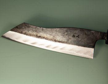 Hatsukokoro Kuronami Blue2 Kurouchi Wa-Hakata 165mm Rosenholz/Bffelhorn