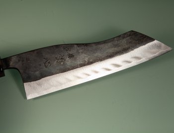 Hatsukokoro Kuronami Blue2 Kurouchi Wa-Hakata 165mm Rosenholz/Bffelhorn