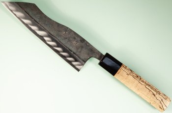 Hatsukokoro Kuronami Blue2 Kurouchi Wa-Hakata 165mm Ahorn/Bffelhorn