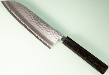 Masutani VG-1 Damast Tsuchime Wa-Santoku 170mm Ebony