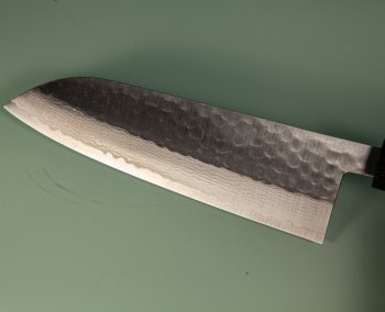Masutani VG-1 Damast Tsuchime Wa-Santoku 170mm Ebony