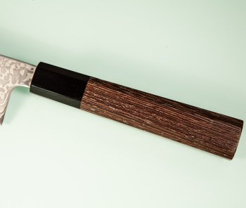 Hatsukokoro Hikari SLD Damascus Kurozome Wa-Gyuto 195mm Wenge