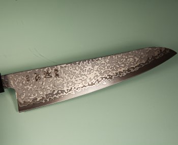 Hatsukokoro Hikari SLD Damascus Kurozome Wa-Gyuto 195mm Wenge