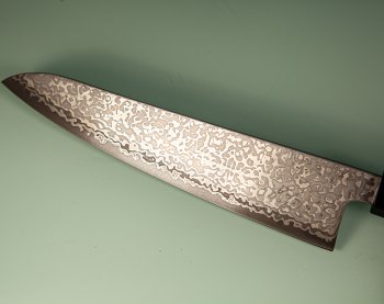 Hatsukokoro Hikari SLD Damascus Kurozome Wa-Gyuto 195mm Wenge