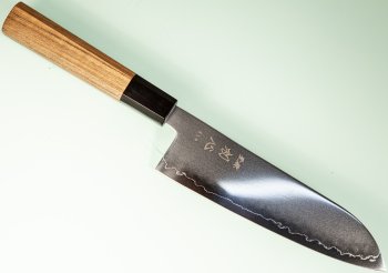 Hatsukokoro Hikari SLD Wa-Santoku 170mm Teak