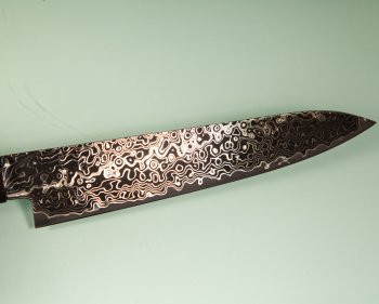 Hatsukokoro Ryuhyo extra KurozomeSG2 Damascus Wa-Petty 155mm Prototype