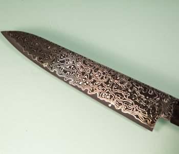 Hatsukokoro Ryuhyo extra KurozomeSG2 Damascus Wa-Petty 155mm Prototype