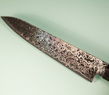 Hatsukokoro Ryuhyo extra KurozomeSG2 Damascus Wa-Petty 155mm Prototype
