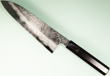 Masuda Yoshihide Blue 1 Damascus Wa-Santoku 195mm Ebenholz/Bffelhorn